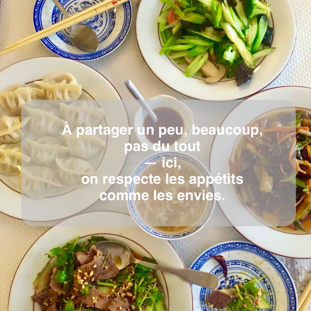 Repas sur place