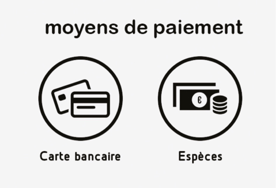 Moyens de paiement acceptés chez Chez Tonton : carte bancaire et espèces